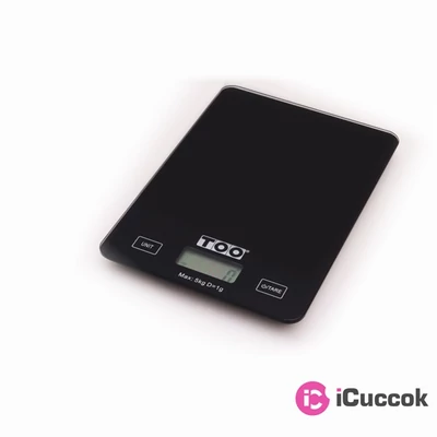 TOO KSC-150 fekete konyhai mérleg