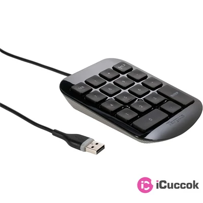 Targus AKP10EU Numeric Keypad USB fekete vezetékes numerikus billentyűzet
