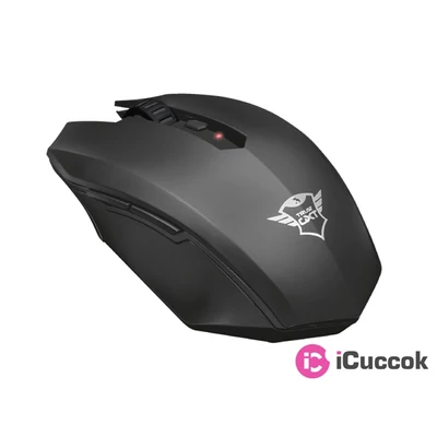 Trust GXT 115 Macci vezeték nélküli fekete gamer egér