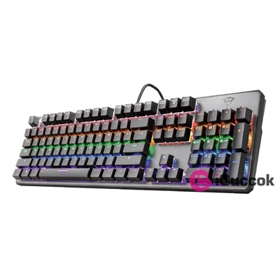 Trust GXT 865 Asta HUN USB fekete mechanikus gamer billentyűzet