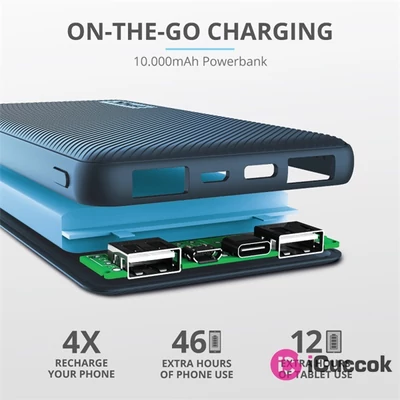 Trust Primo 10000mAh kék power bank