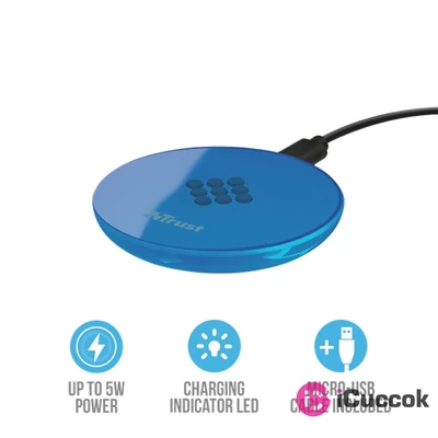 Trust Primo wireless kék QI töltő