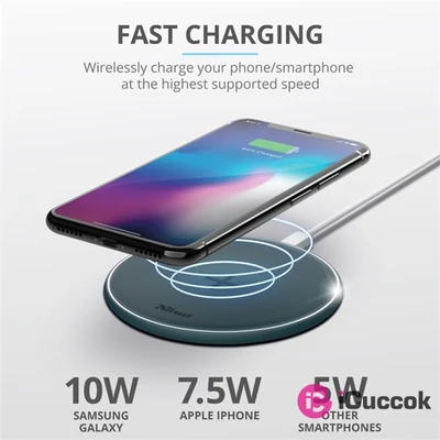 Trust Qylo Fast QI 7.5/10W wireless kék töltő