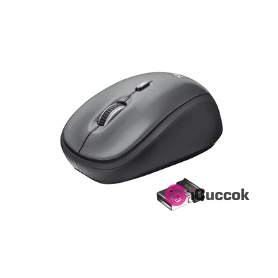 Trust Yvi vezeték nélküli fekete notebook egér