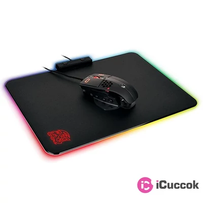 Ttesports Draconem RGB Hard Edition világító gamer egérpad