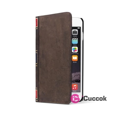 TwelveSouth 12-1432/B BookBook vintage iPhone 6/6s barna bőr pénztárca tok