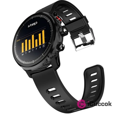 Usams AlphaOne L5 fekete pulzusmérős okosóra