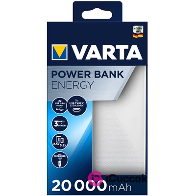 Varta 57978101111 20000mAh Portable Power Bank