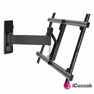 Vogels W52080 40"-65" VESA 600x400 dönthető és forgatható fekete fali konzol