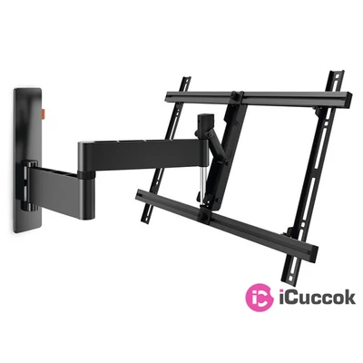 Vogels W53080 40"-65" VESA 600x400 dönthető és forgatható fekete fali konzol