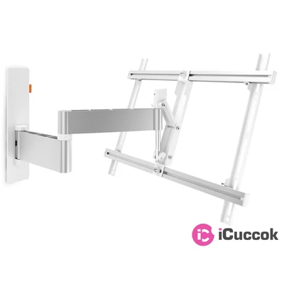 Vogels W53081WH 40"-65" VESA 600x400 dönthető és forgatható fehér fali konzol