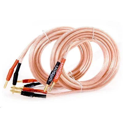 Wilson 4mm 2x3m átlátszó banán hangfalkábel