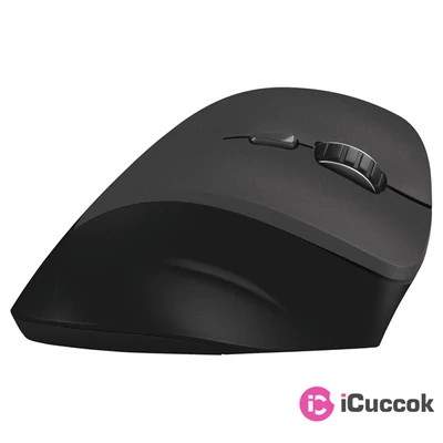 Yenkee YMS 5020 ErgoGrip USB vezeték nélküli fekete egér