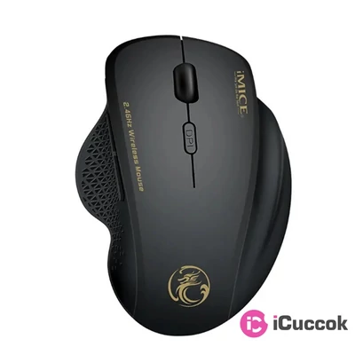 iMICE G6 fekete wireless egér