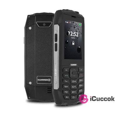 HAMMER 4+ 2,8" 3G Dual SIM ezüst csepp-, por- és ütésálló mobiltelefon