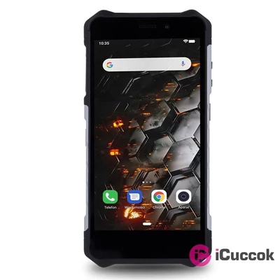 HAMMER IRON 3 5,5" 3G 1/16GB Dual SIM fekete-ezüst csepp-, por- és ütésálló okostelefon