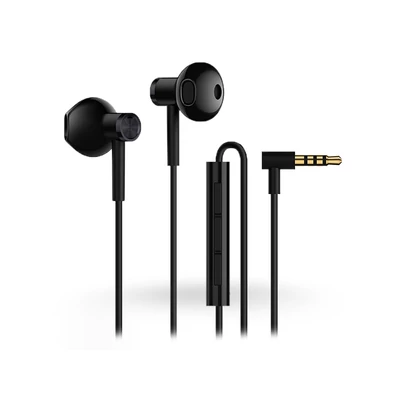 Xiaomi Mi Dual Driver gyári sztereó headset - 3,5 mm jack - BRE01JY - fekete