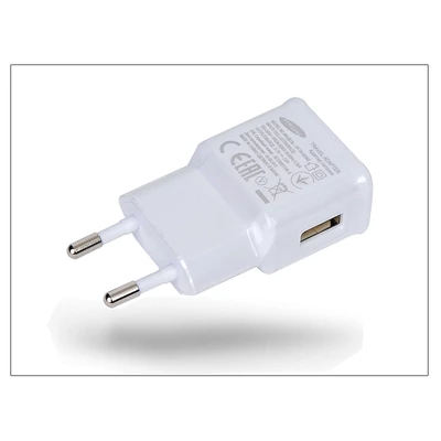 Samsung gyári USB hálózati töltő adapter - 5V/2A - EP-TA10EWE white (ECO csomagolás)