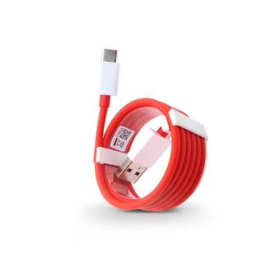 USB - USB Type-C gyári adat- és töltőkábel 100 cm-es vezetékkel - OnePlus Dash and Warp Charge 30 D301 - red (ECO csomagolás)