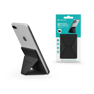 Devia univerzális asztali telefontartó beépített mágneslemezzel - Devia Phone Back Stick Bracket - black