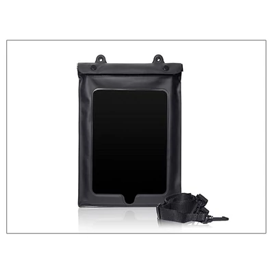 Univerzális vízálló védőtok 300x230 mm méretben, tablet készülékekhez - fekete
