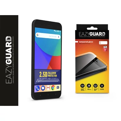 Xiaomi Mi A1 gyémántüveg képernyővédő fólia - Diamond Glass 2.5D Fullcover - fekete