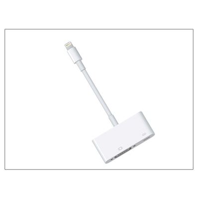Apple iPhone 5/5S/5C/SE/iPad 4/iPad Mini eredeti, gyári Lightning - VGA adapter - MD825ZM/A