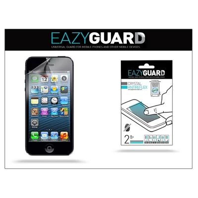 Apple iPhone 5/5S/SE képernyőt és a hátsó üvegcsíkokat védő fólia - 2+2+2 db/csomag (Crystal/Antireflex HD)