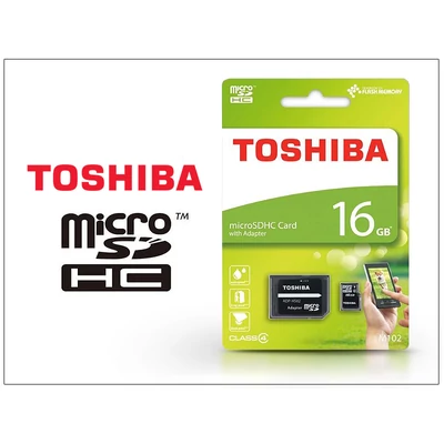 16 GB microSDHC™ Class 4 memóriakártya 15/5 + SD adapter 