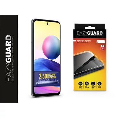 Xiaomi Redmi Note 10 5G/Poco M3 Pro 5G gyémántüveg képernyővédő fólia - Diamond Glass 2.5D Fullcover - fekete