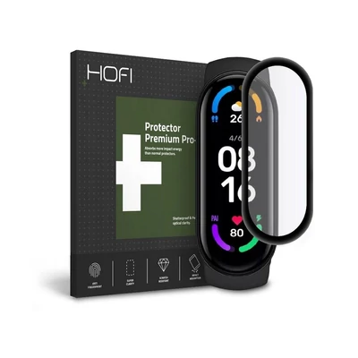 HOFI Hybrid Glass üveg képernyővédő fólia - Xiaomi Mi Smart Band 6 - black