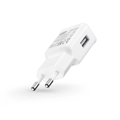Samsung gyári USB hálózati töltő adapter - 5V/2A - EP-TA12EWE white (ECO csomagolás)