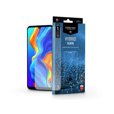 Huawei P30 Lite rugalmas üveg képernyővédő fólia - MyScreen Protector Hybrid Glass - transparent