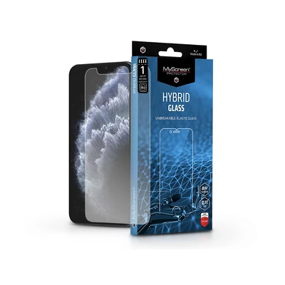 Apple iPhone XS Max/11 Pro Max rugalmas üveg képernyővédő fólia - MyScreen Protector Hybrid Glass - transparent