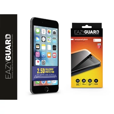 Apple iPhone 6/6S gyémántüveg képernyővédő fólia - Diamond Glass 2.5D Fullcover - fekete