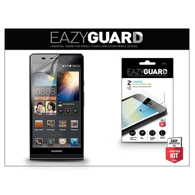 Huawei Ascend P6 képernyővédő fólia - 2 db/csomag (Crystal/Antireflex HD)