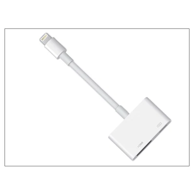 Apple iPhone 5/5S/5C/SE/iPad 4/iPad Mini eredeti, gyári Lightning - digitális HDMI AV-adapter - MD826ZM/A