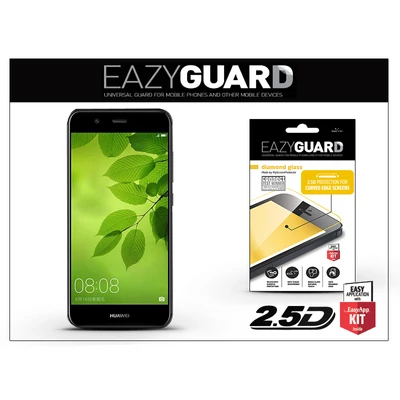 Huawei Nova 2 gyémántüveg képernyővédő fólia - Diamond Glass 2.5D Fullcover - fekete