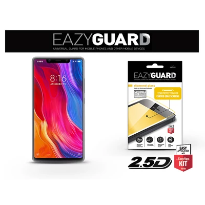 Xiaomi Mi 8 SE gyémántüveg képernyővédő fólia - Diamond Glass 2.5D Fullcover - fekete