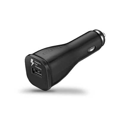Samsung gyári USB szivargyújtós töltő adapter - 5V/2A - EP-LN915U black - Adaptive Fast Charging (ECO csomagolás)