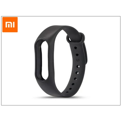 Xiaomi Mi Band 2 aktivitásmérőhöz eredeti gyári szilikon csuklópánt - fekete