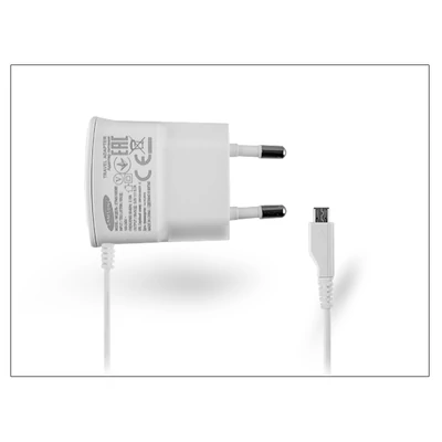 Samsung gyári micro USB hálózati töltő - 5V/0,7A - ETA0U10EWE white (csomagolás nélküli)