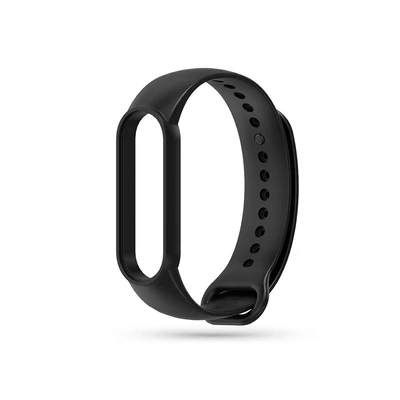 Xiaomi Mi Smart Band 5/Mi Smart Band 6 aktivitásmérőhöz szilikon csuklópánt - fekete