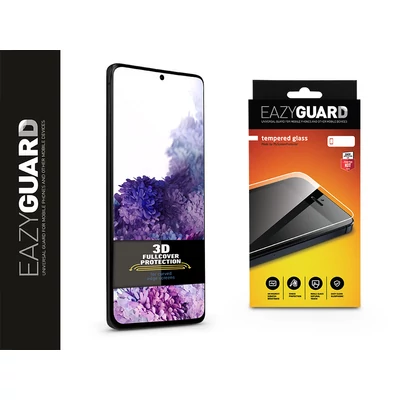 Samsung G985F Galaxy S20+ gyémántüveg képernyővédő fólia - Diamond Glass 3D Fullcover - fekete