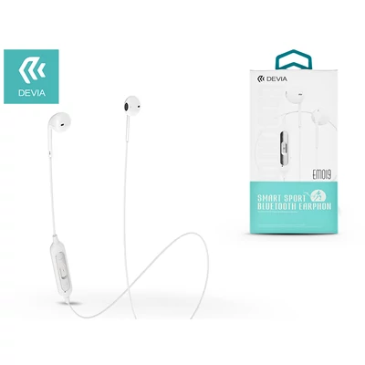 Devia Smart Sport Bluetooth sztereó fülhallgató v4.2 - EM019 - white