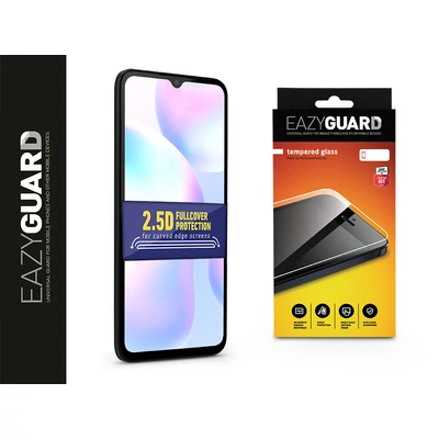 Xiaomi Redmi 9A/9AT/9C gyémántüveg képernyővédő fólia - Diamond Glass 2.5D Fullcover - fekete