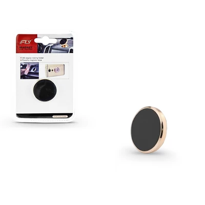 Univerzális mágneses PDA/GSM öntapadós autós tartó - Fly C1557C - arany