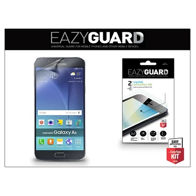 Samsung SM-A800 Galaxy A8 képernyővédő fólia - 2 db/csomag (Crystal/Antireflex HD)