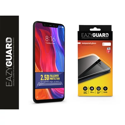 Xiaomi Mi 8 gyémántüveg képernyővédő fólia - Diamond Glass 2.5D Fullcover - fekete