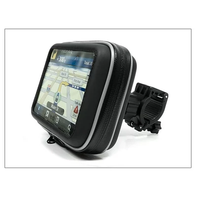 Univerzális kerékpárra/motorkerékpárra szerelhető, vízálló GPS tartó 5"-os méretű készülékhez - Extreme GPS5,0
